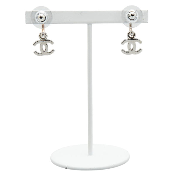 シャネル ココマーク スイング ピアス シルバー メタル レディース CHANEL 【中古】