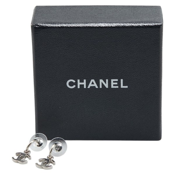 シャネル ココマーク スイング ピアス シルバー メタル レディース CHANEL 【中古】