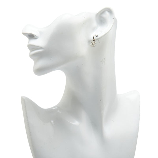 シャネル ココマーク スイング ピアス シルバー メタル レディース CHANEL 【中古】