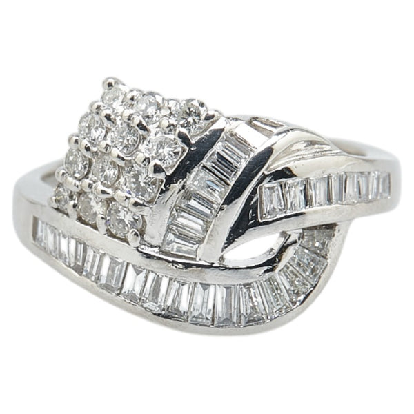Pt900 プラチナ ダイヤ0.83ct リング 指輪 レディース 11号 【中古】