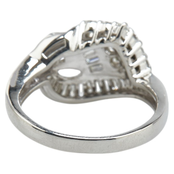 Pt900 プラチナ ダイヤ0.83ct リング 指輪 レディース 11号 【中古】