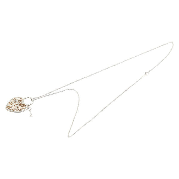 ティファニー フィリグリーハート＆キー ネックレス SV925 シルバー レディース TIFFANY&Co. 【中古】