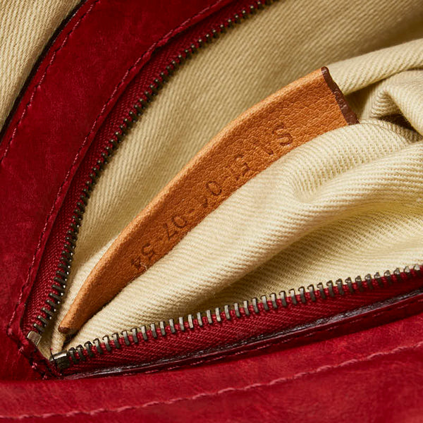 クロエ シルベラード ハンドバッグ ショルダーバッグ レッド レザー レディース Chloe 【中古】