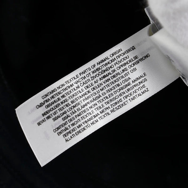 バーバリー ロゴ バケットハット サイズ:L(59cm) ブラック レッド コットン レザー メンズ BURBERRY 【中古】