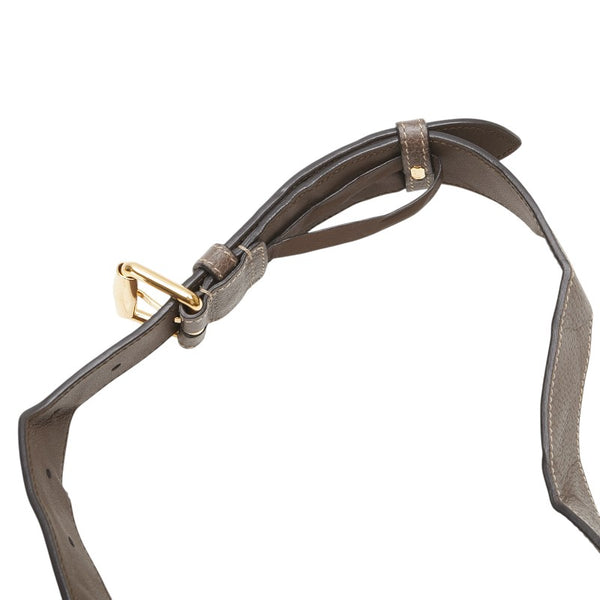 グッチ GGスプリーム オフディア ウエストバッグ ボディバッグ 85/34 517076 ブラウン ベージュ PVC レザー レディース GUCCI 【中古】