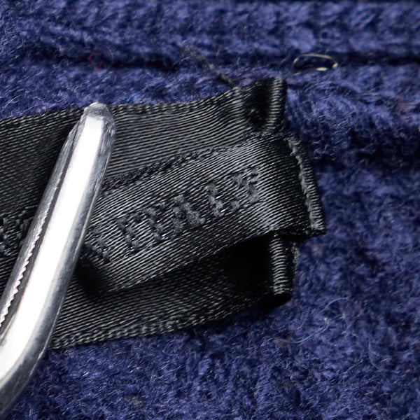 アレキサンダーマックイーン カーディガン サイズ：XS ネイビー ブラック ウール メンズ Alexander McQueen 【中古】