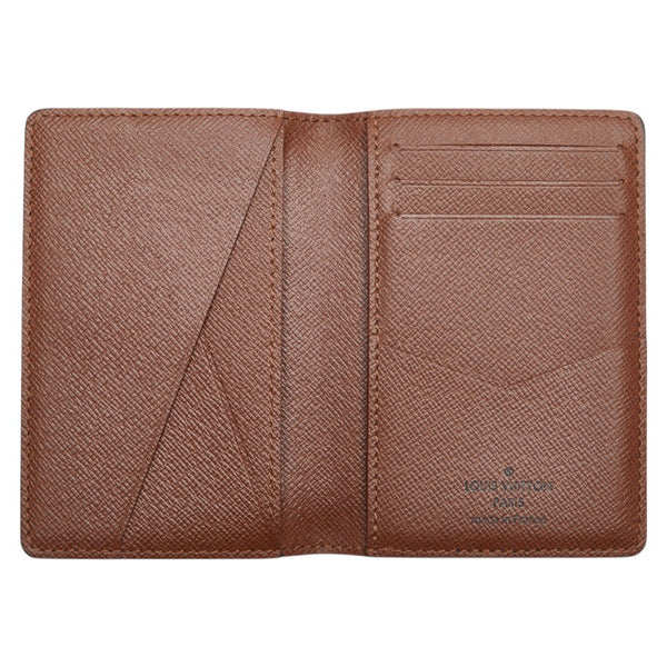 ルイ ヴィトン モノグラム オーガナイザー ドゥ ポッシュ カードケース M60502 ブラウン PVC レザー レディース LOUIS VUITTON 【中古】