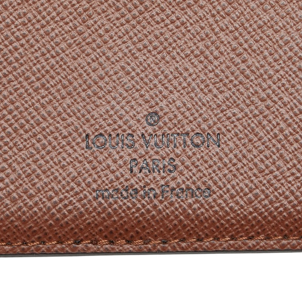 ルイ ヴィトン モノグラム オーガナイザー ドゥ ポッシュ カードケース M60502 ブラウン PVC レザー レディース LOUIS VUITTON 【中古】