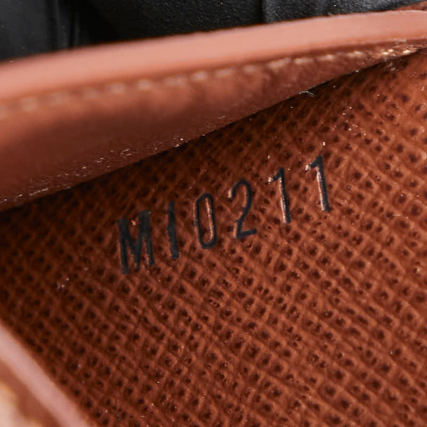 ルイ ヴィトン モノグラム オーガナイザー ドゥ ポッシュ カードケース M60502 ブラウン PVC レザー レディース LOUIS VUITTON 【中古】