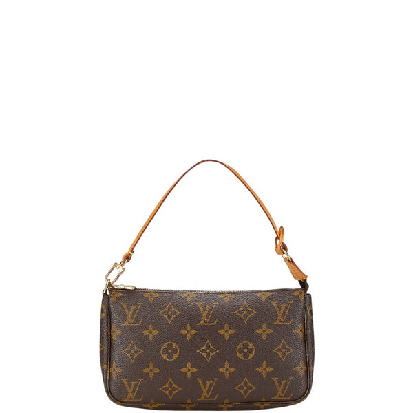 ルイ ヴィトン モノグラム ポシェット アクセソワール ハンドバッグ M51980 ブラウン PVC レザー レディース LOUIS VUITTON 【中古】