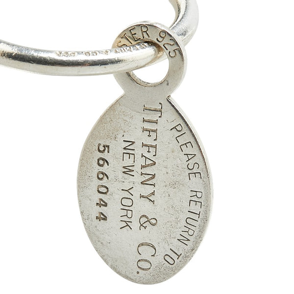 ティファニー リターン トゥ オーバル タグ スクリューボール キーリング SV925 シルバー レディース TIFFANY&Co. 【中古】