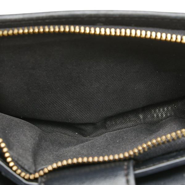 コーチ シグネチャー 二つ折り財布 C0082 ブラウン ブラック PVC レザー レディース COACH 【中古】