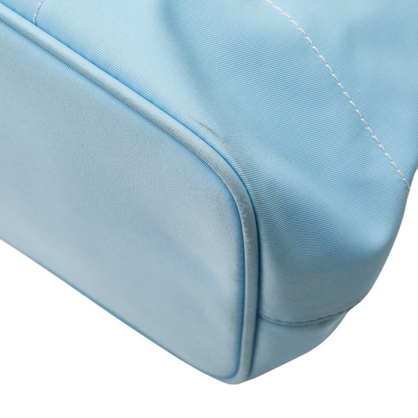 コーチ ハンプトンズ ウイークエンド トートバッグ ショルダーバッグ ライトブルー ブラウン ナイロン レザー レディース COACH 【中古】