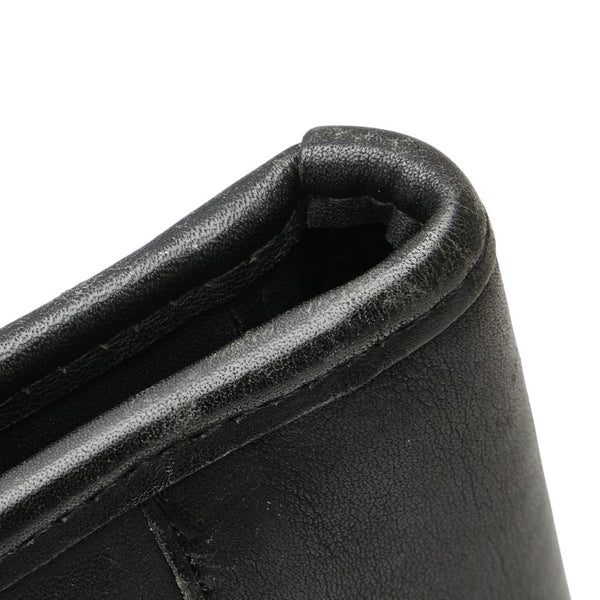 コーチ ドキュメントケース 書類ケース ブラック レザー メンズ COACH 【中古】