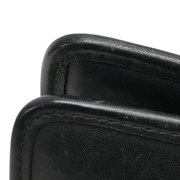 コーチ ドキュメントケース 書類ケース ブラック レザー メンズ COACH 【中古】