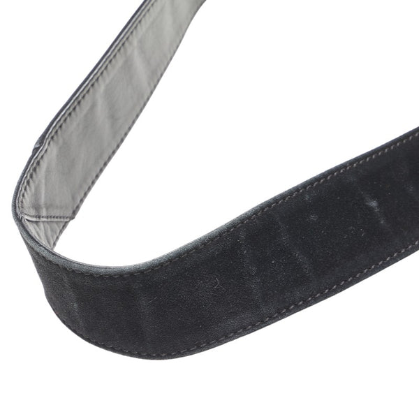 シャネル ココマーク ワイルドステッチ チェーン ショルダーバッグ ブラック スウェード レザー レディース CHANEL 【中古】