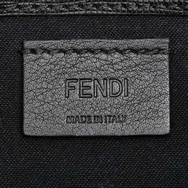フェンディ モンスター カールラガーフェルド ウォレットチェーン 8M0346 ブラック マルチカラー レザー ファー レディース FENDI 【中古】