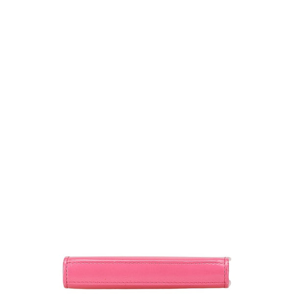サンローラン ラウンドファスナー コインケース 326598 ピンク レザー レディース SAINT LAURENT 【中古】