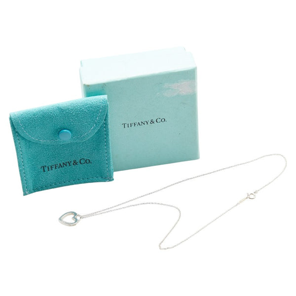 ティファニー センチメンタルハート ネックレス SV925 シルバー レディース TIFFANY&Co. 【中古】