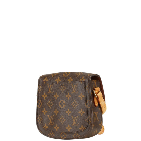 ルイ ヴィトン モノグラム ミニ サンクルー 斜め掛け ショルダーバッグ M51244 ブラウン PVC レザー レディース LOUIS VUITTON 【中古】
