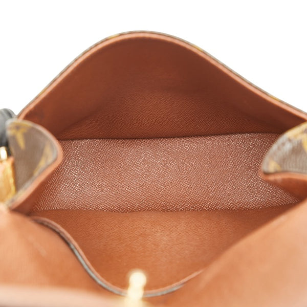 ルイ ヴィトン モノグラム ミニ サンクルー 斜め掛け ショルダーバッグ M51244 ブラウン PVC レザー レディース LOUIS VUITTON 【中古】