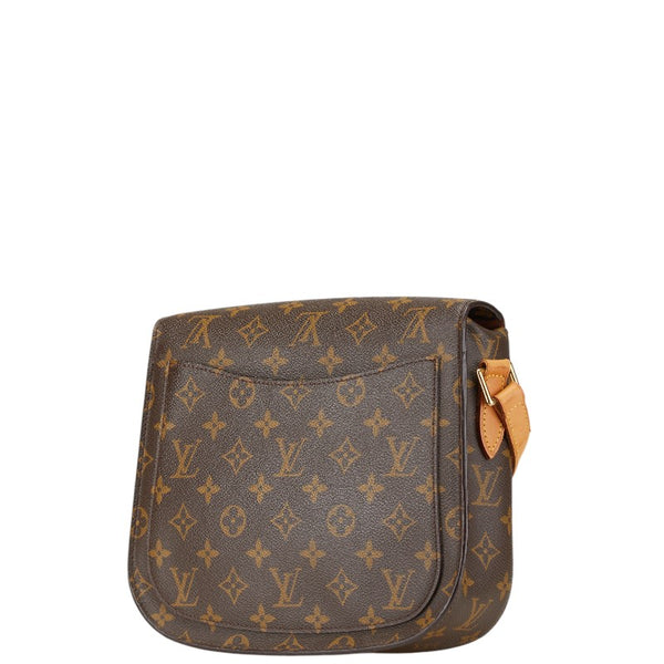 ルイ ヴィトン モノグラム サンクルー24 斜め掛け ショルダーバッグ M51242 ブラウン PVC レザー レディース LOUIS VUITTON 【中古】