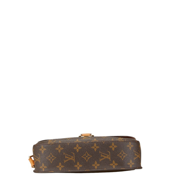 ルイ ヴィトン モノグラム サンクルー24 斜め掛け ショルダーバッグ M51242 ブラウン PVC レザー レディース LOUIS VUITTON 【中古】