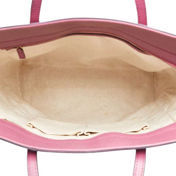 グッチ ハンドバッグ ショルダーバッグ 2WAY パープル レザー レディース GUCCI 【中古】