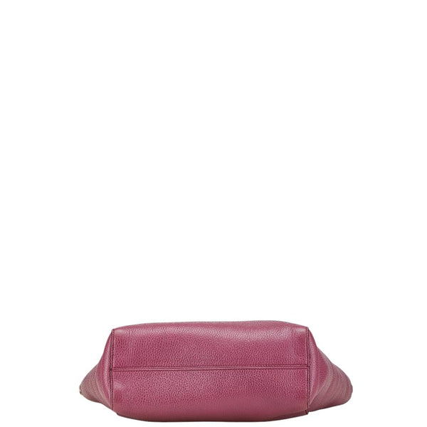 グッチ ハンドバッグ ショルダーバッグ 2WAY パープル レザー レディース GUCCI 【中古】