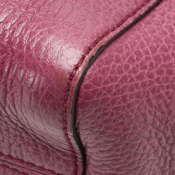 グッチ ハンドバッグ ショルダーバッグ 2WAY パープル レザー レディース GUCCI 【中古】