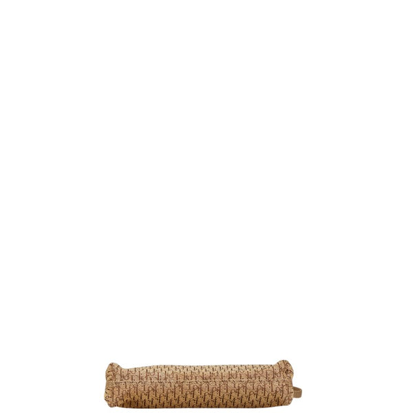 ディオール トロッター ハンドバッグ ベージュ ブラウン キャンバス レザー レディース Dior 【中古】
