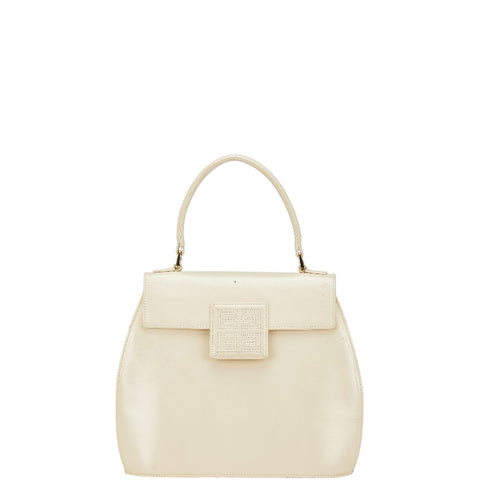 ジバンシー ハンドバッグ ホワイト レザー レディース Givenchy 【中古】