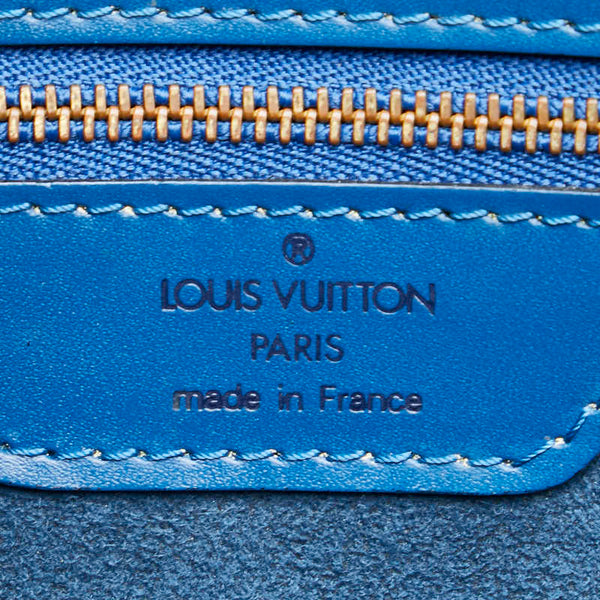 ルイ ヴィトン エピ サンジャックショッピング トートバッグ ショルダーバッグ M52265 トレドブルー レザー レディース LOUIS VUITTON 【中古】