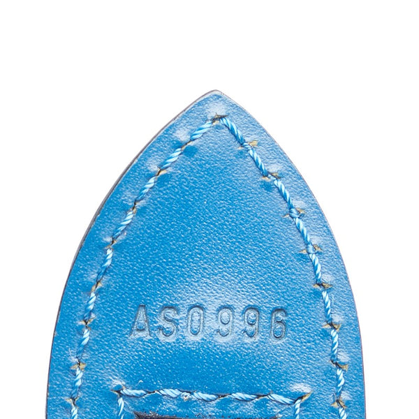 ルイ ヴィトン エピ サンジャックショッピング トートバッグ ショルダーバッグ M52265 トレドブルー レザー レディース LOUIS VUITTON 【中古】
