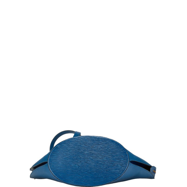 ルイ ヴィトン エピ サンジャックショッピング トートバッグ ショルダーバッグ M52265 トレドブルー レザー レディース LOUIS VUITTON 【中古】