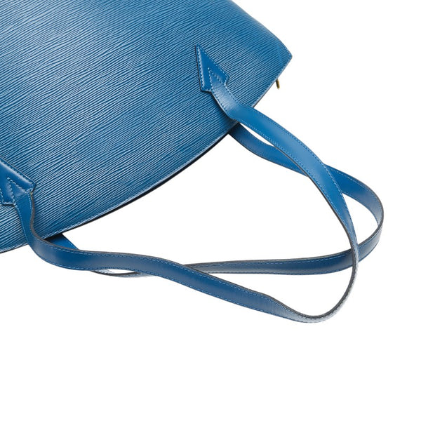 ルイ ヴィトン エピ サンジャックショッピング トートバッグ ショルダーバッグ M52265 トレドブルー レザー レディース LOUIS VUITTON 【中古】