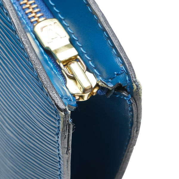 ルイ ヴィトン エピ サンジャックショッピング トートバッグ ショルダーバッグ M52265 トレドブルー レザー レディース LOUIS VUITTON 【中古】