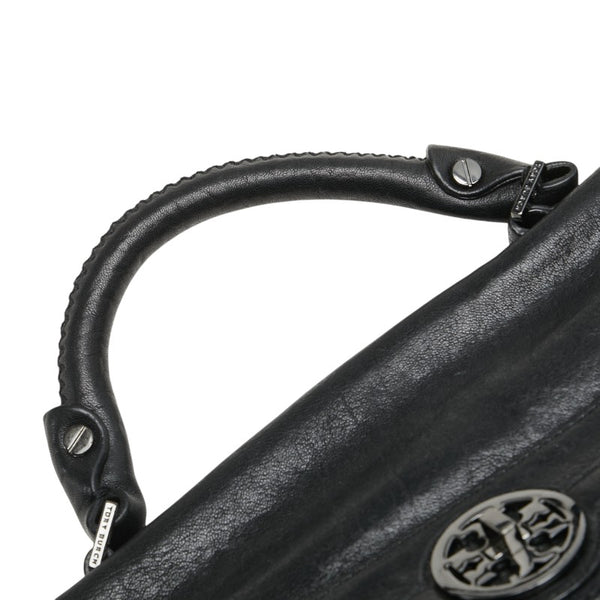 トリーバーチ ハンドバッグ ショルダーバッグ 2WAY ブラック レザー レディース Tory Burch 【中古】
