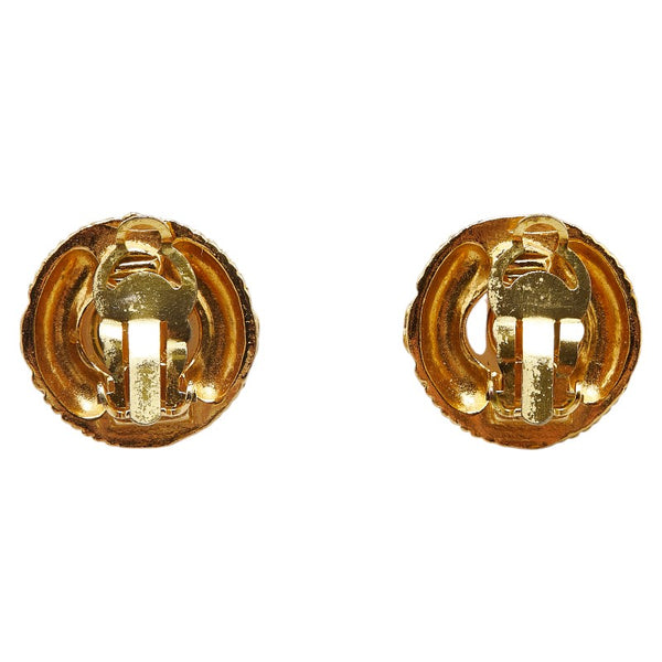 シャネル ココマーク パール イヤリング ゴールド メッキ レディース CHANEL 【中古】