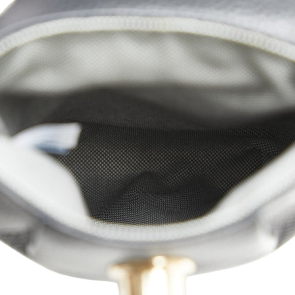 コールハーン セルフォン クロスボディ ショルダーバッグ ブラック ベージュ レザー レディース COLE HAAN 【中古】