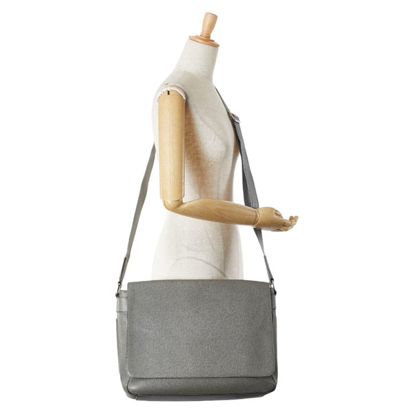 ルイ ヴィトン タイガ ロマンGM 斜め掛け ショルダーバッグ M32626 グラシエ グレー レザー レディース LOUIS VUITTON 【中古】