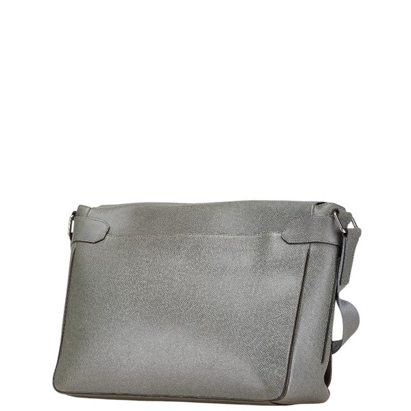 ルイ ヴィトン タイガ ロマンGM 斜め掛け ショルダーバッグ M32626 グラシエ グレー レザー レディース LOUIS VUITTON 【中古】