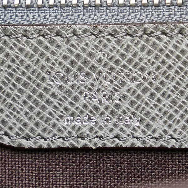 ルイ ヴィトン タイガ ロマンGM 斜め掛け ショルダーバッグ M32626 グラシエ グレー レザー レディース LOUIS VUITTON 【中古】