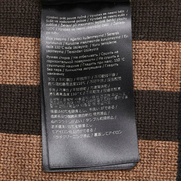 フェンディ ズッカ ヘアバンド ヘアアクセサリー ブラウン イエロー ブラック ウール レディース FENDI 【中古】