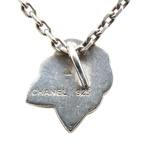 シャネル カメリア フラワー 花 ネックレス SV925 シルバー レディース CHANEL 【中古】