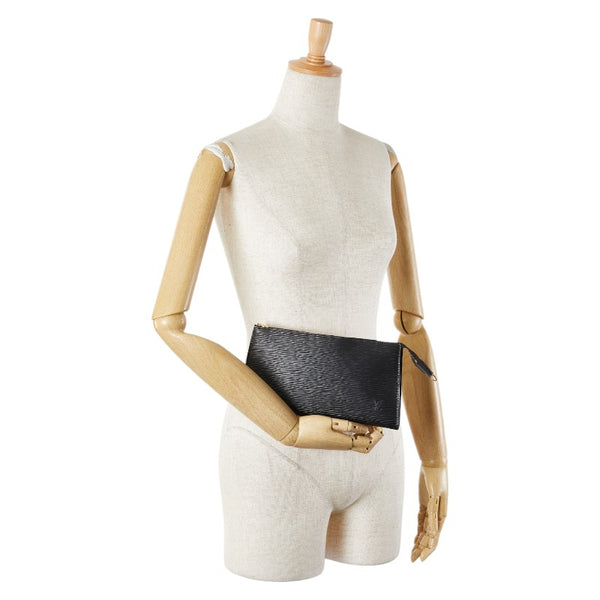 ルイ ヴィトン エピ ポシェット アクセソワール アクセサリーポーチ M52942 ノワール ブラック レザー レディース LOUIS VUITTON 【中古】