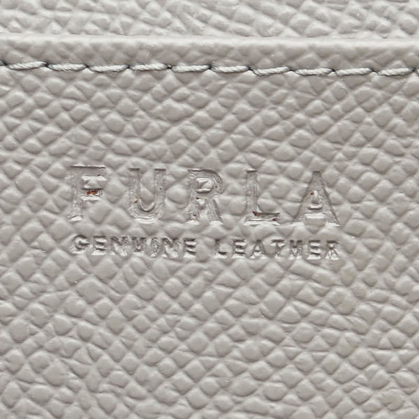 フルラ バビロン キーケース カードケース コインケース WR00123 グレー PVC レザー レディース Furla 【中古】
