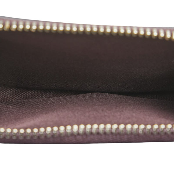 コーチ 三つ折り財布 F37968 パープル PVC レザー レディース COACH 【中古】