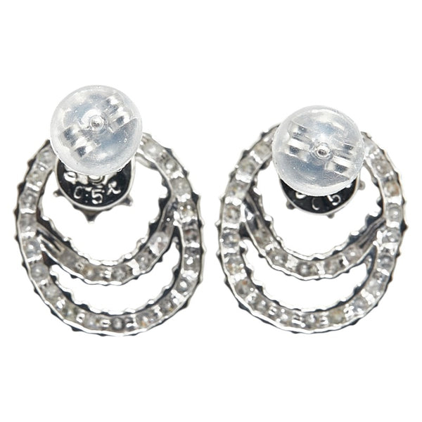 Pt900 プラチナ ダイヤ1.00ct ピアス レディース 【中古】
