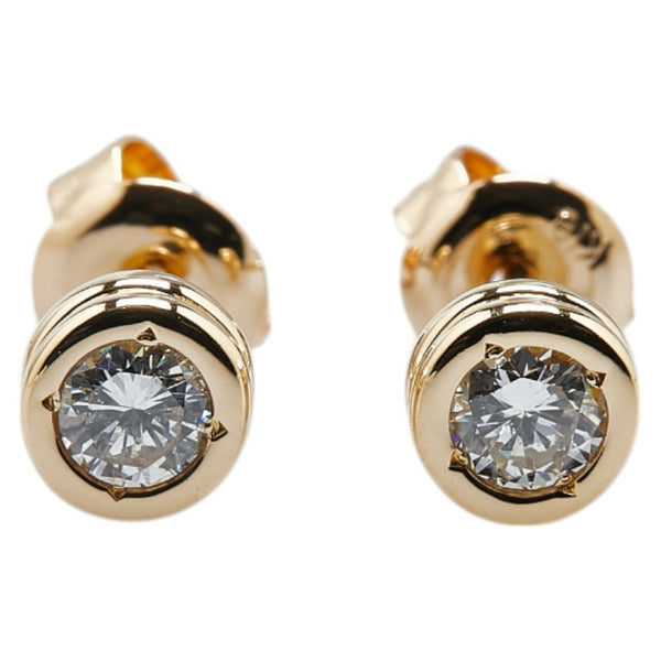 K18YG イエローゴールド ダイヤ0.45ct スタッドピアス レディース 【中古】